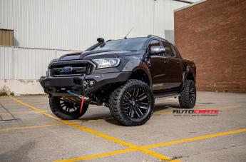 FORD RANGER MO978 RAZOR BLACK SATIN MACHINED